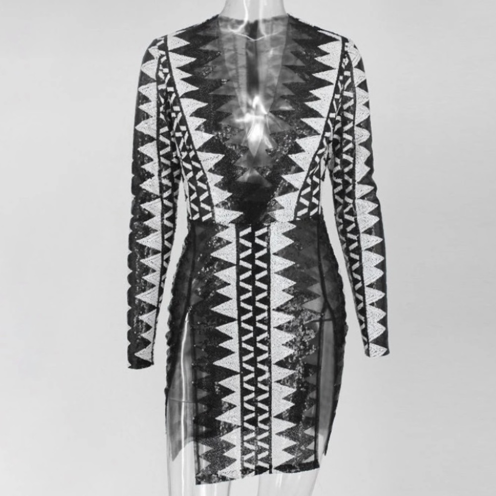 Mini Sequin Dress